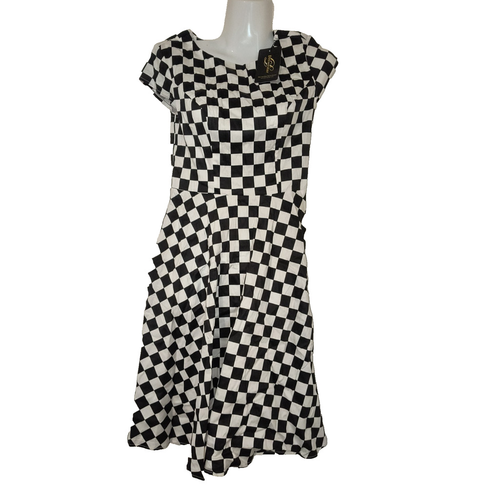 Dressy Star Black & White Dream Star Black & White Dress Size XS W004